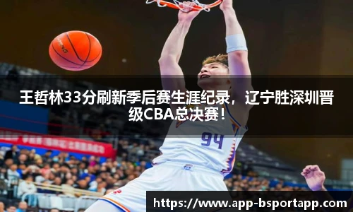 王哲林33分刷新季后赛生涯纪录，辽宁胜深圳晋级CBA总决赛！